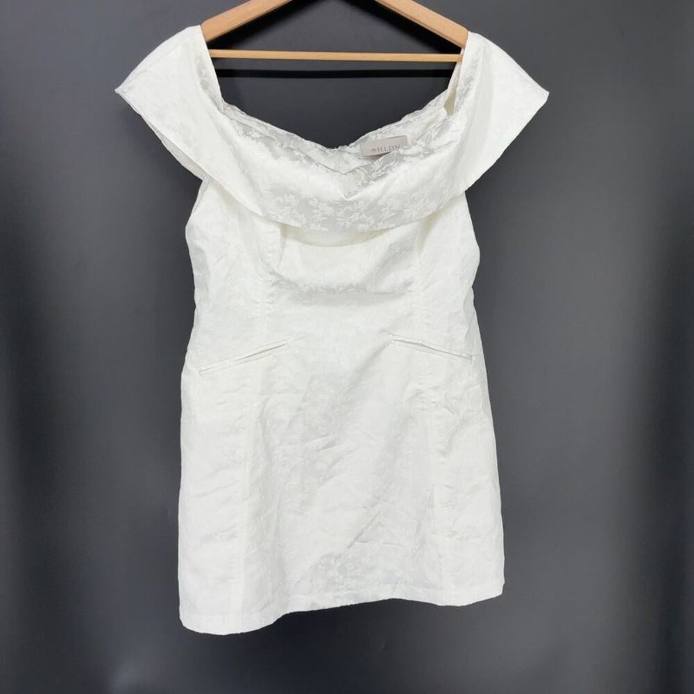 Anthropologie Off-Shoulder Stretch Mini Dress